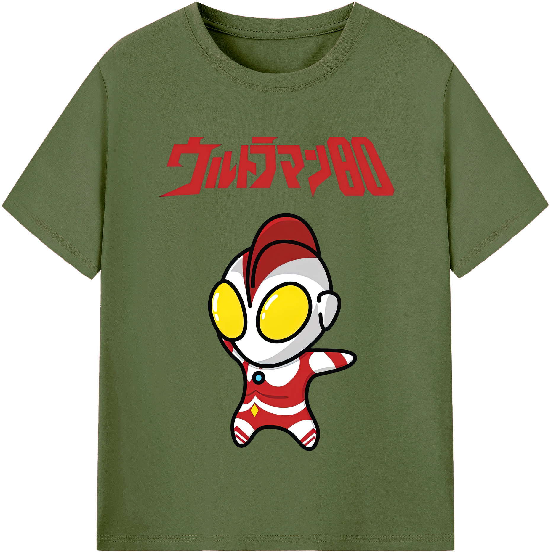 （画像用） ウルトラマン Ultraman 綿100％半袖Tシャツ（フロントプリント）